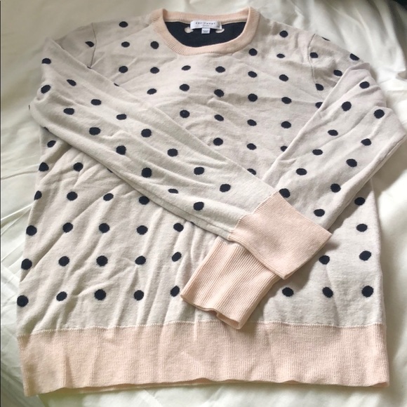 Equipment Sweaters - Equipment polka dot wool cashmere EUC size S